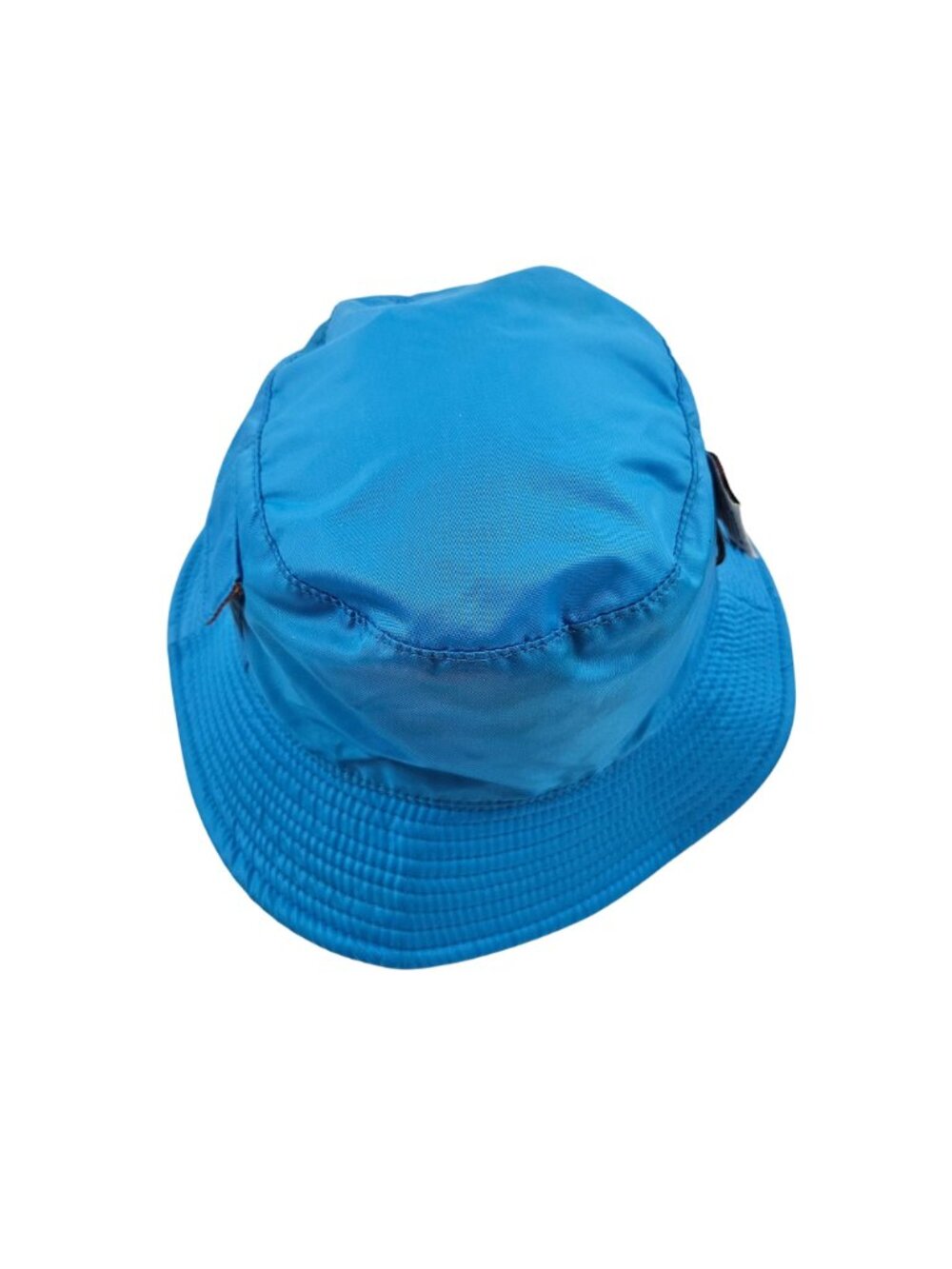 Dunk Wear Bucket Hat Blue Orange Nylon Adjustable Drawcord Coin Pouch Lined - Picture 3 of 9